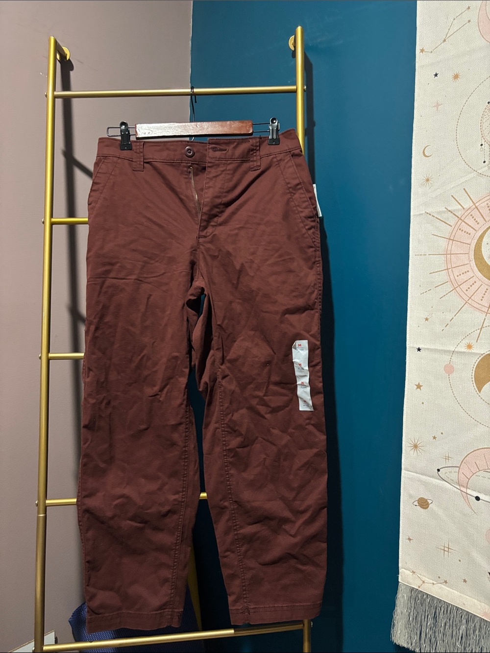 Old Navy Men's Rust Brown Chino Pants